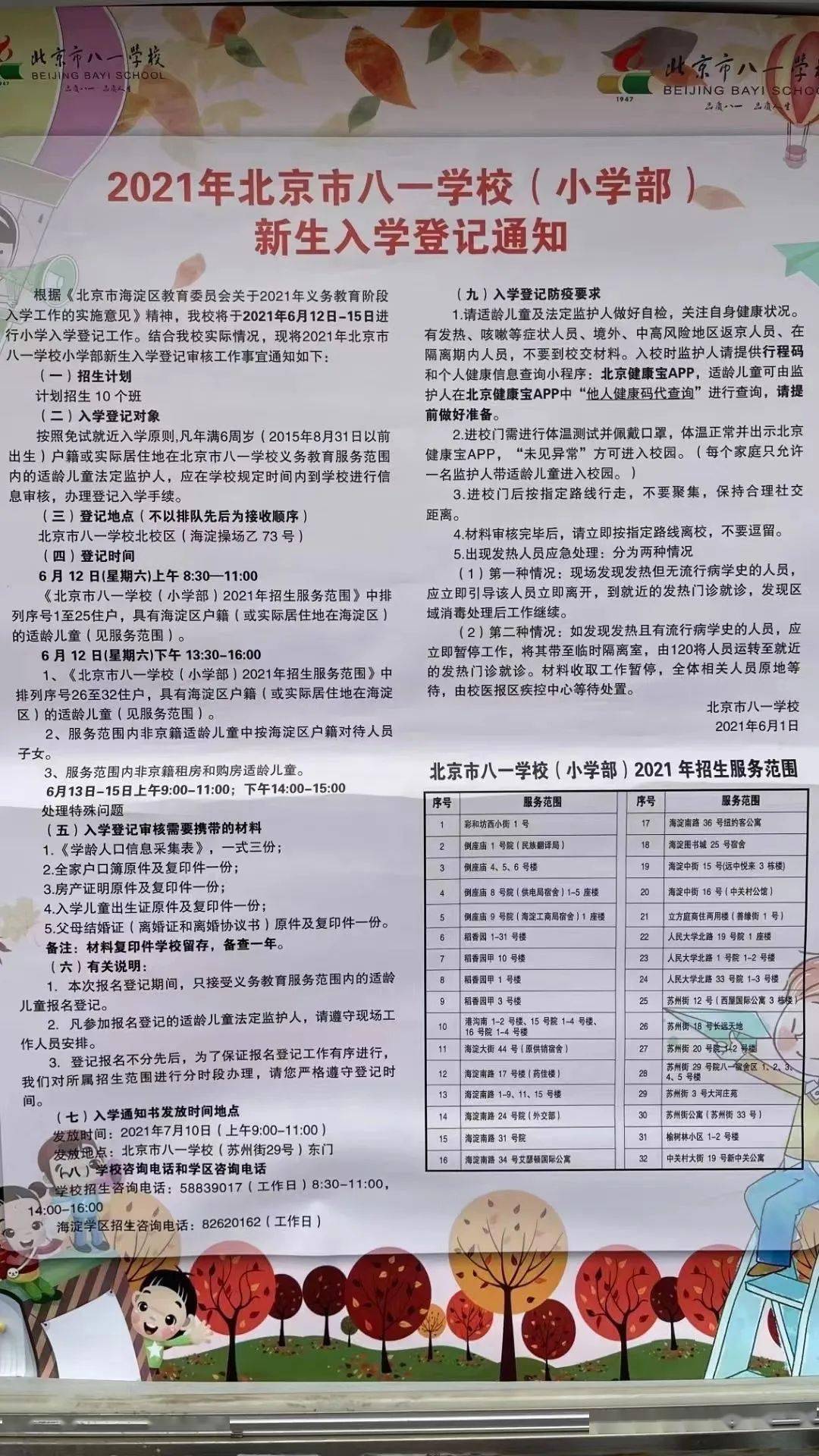 分校人大附中翠微学校小学部清华附中永丰学校清河四小农业大学附属