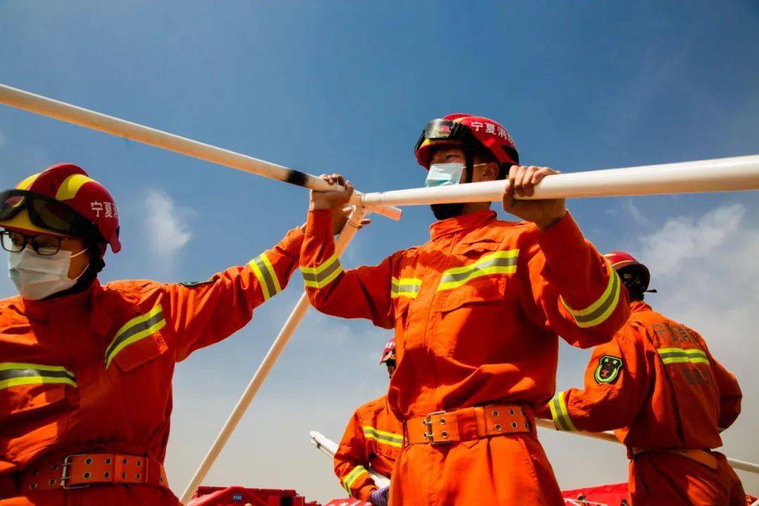 宁夏消防救援总队隆重举办2021年跨区域战勤保障拉动演练后勤岗位大