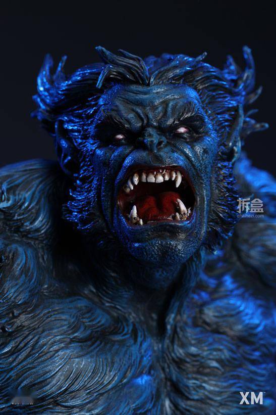 xmstudios14漫威系列x战警xmen野兽雕像