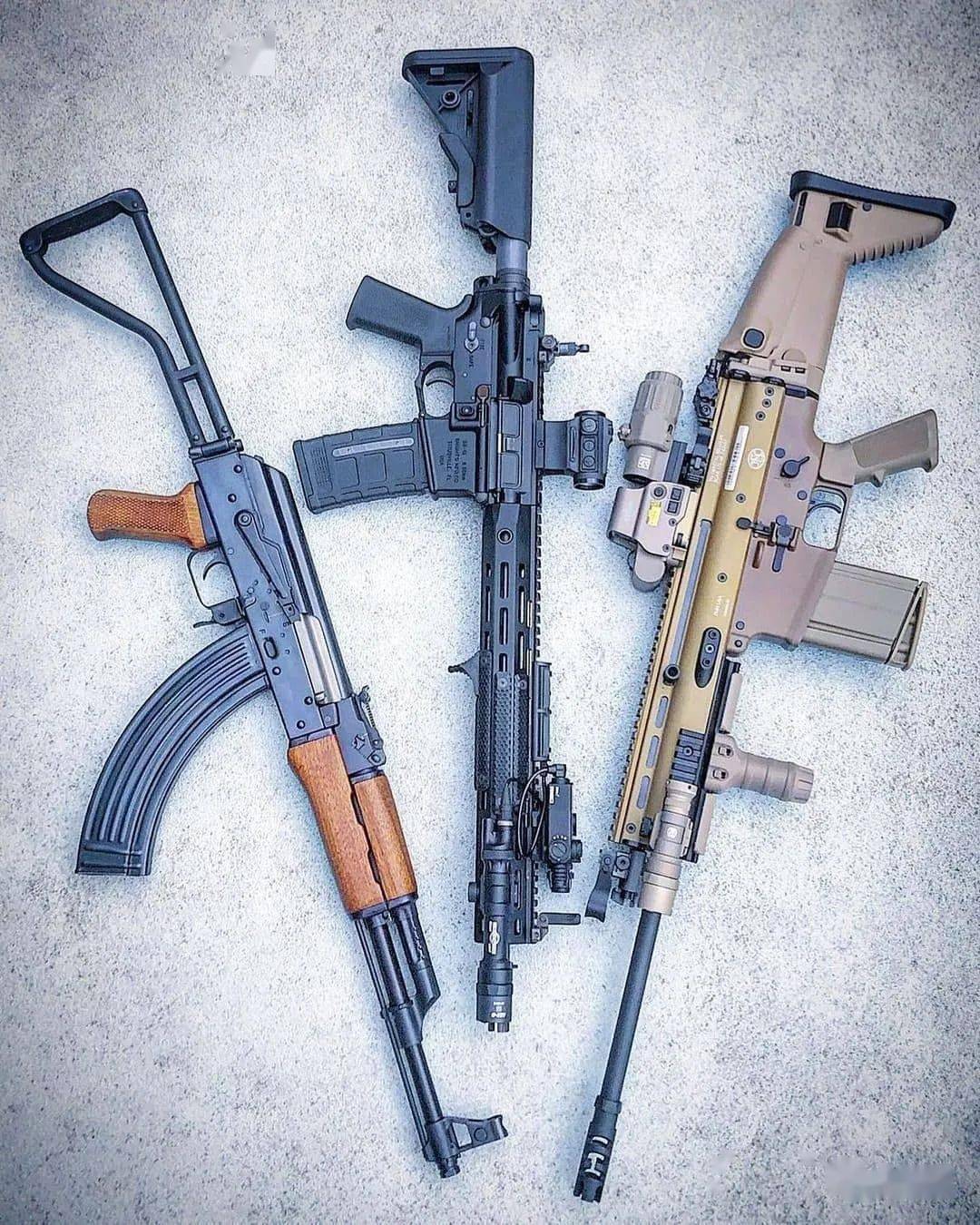 沉稳憨厚的体态fn公司scar17步枪美图欣赏