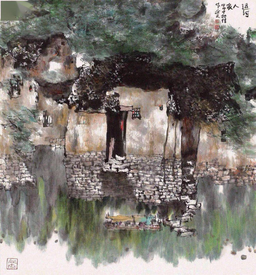 从前人手中接中西画结合火炬从此蜚声画坛画家杨延文绘画