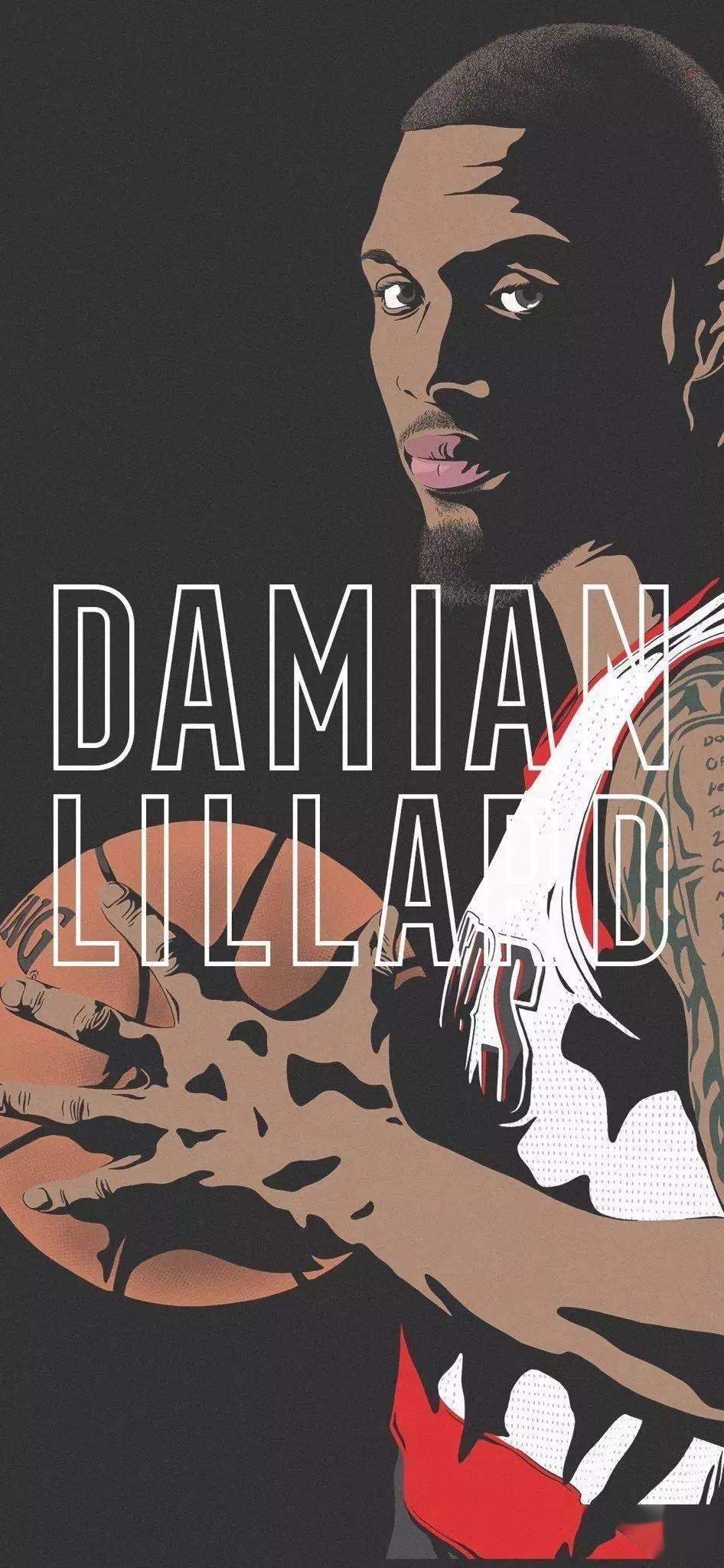 篮球壁纸showtime达米恩利拉德高清壁纸100张