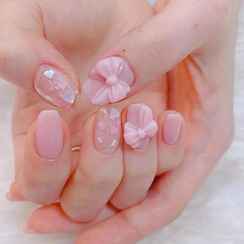 超美的梦幻晕染美甲,巨显白巨好看!