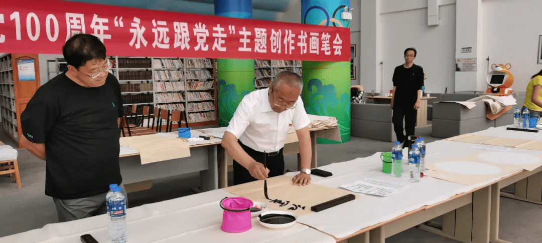 清水河县开展庆祝建党100周年书画名家艺术交流活动暨内蒙古诗书画