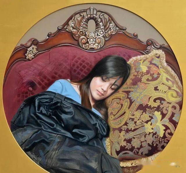 杨勃油画作品_陈丹青