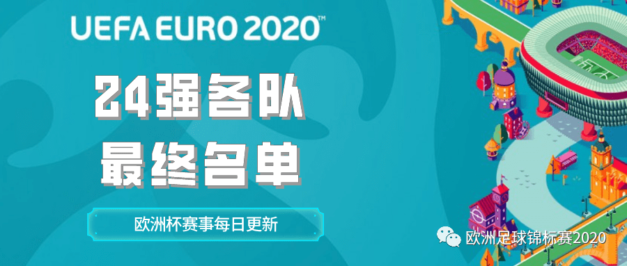 2020年欧洲杯24强各队最终名单一览（全部更新）