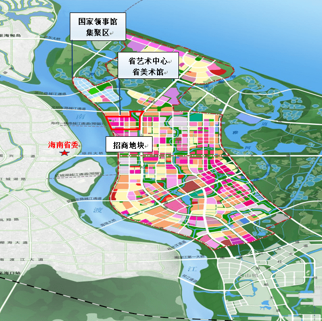用地面积合计约483亩,海口江东新区大动作!