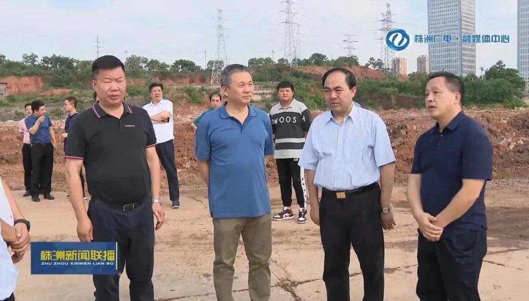 省贸促会会长贺坚一行来株协同配合抓好轨博会各项筹备工作