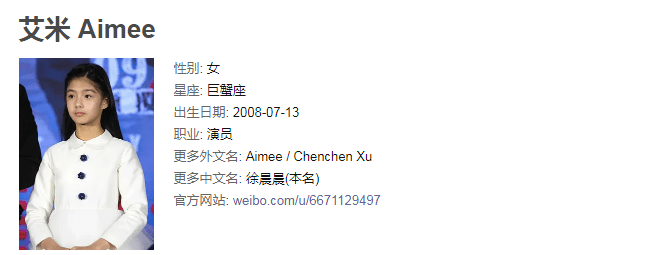 出演过多部作品,如电影《侍神令》中饰演小百旎,《晴雅集》中饰演蜜虫