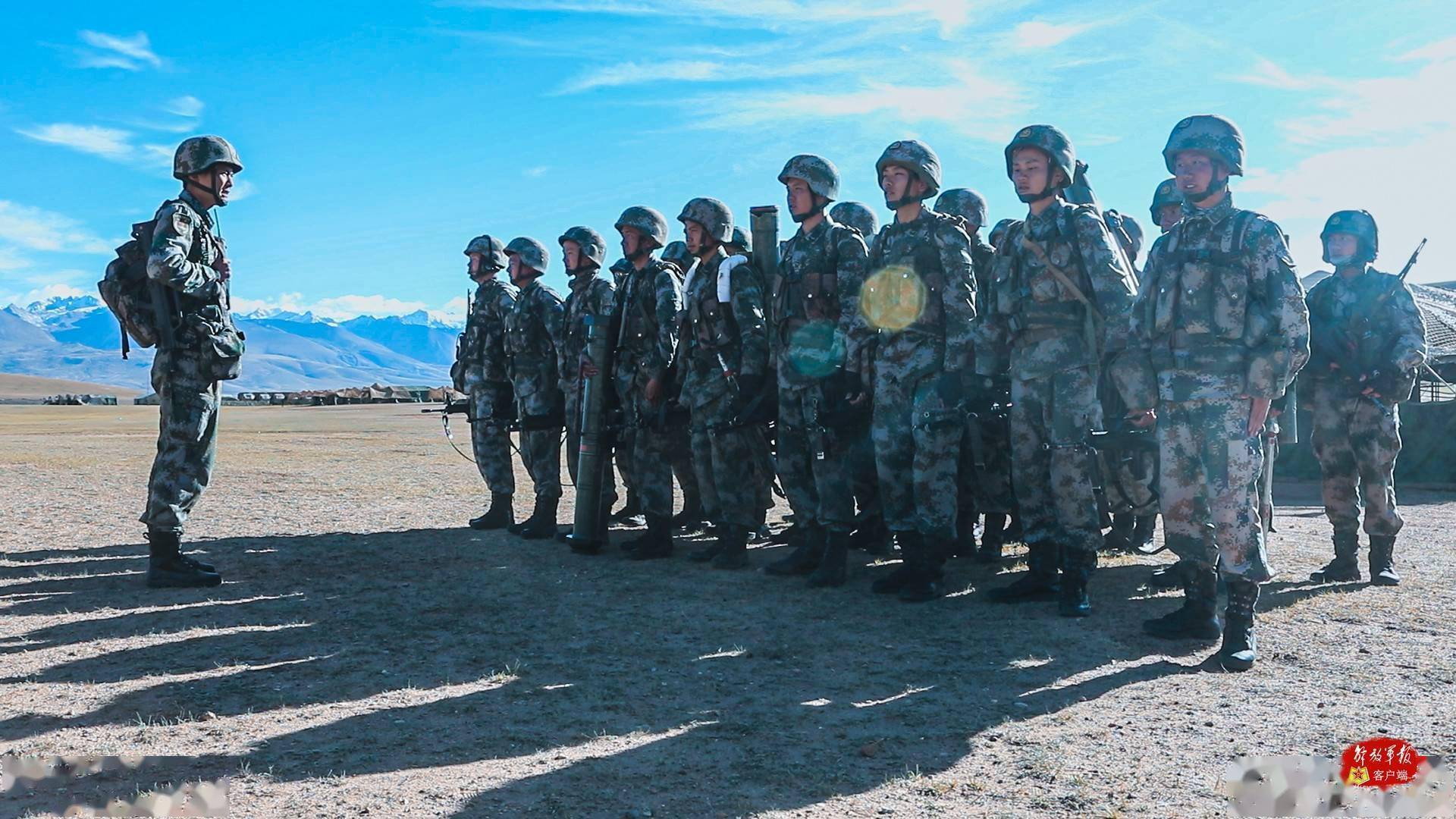 雪山脚下,排战术考核骤然打响