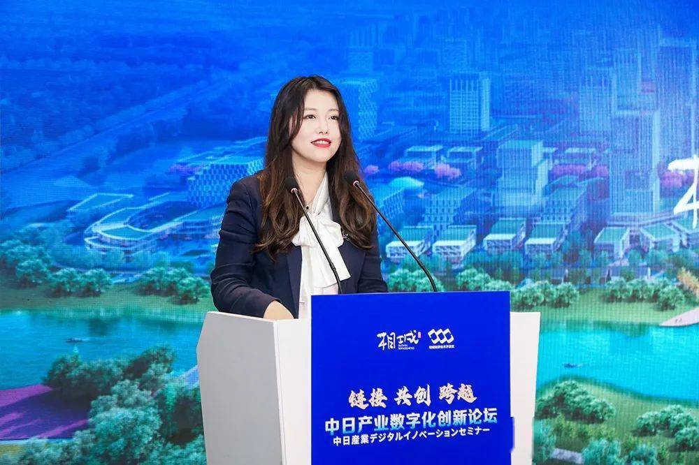 相城经开区经发局(招商局)局长吴晓莉作相城经开区投资环境推介