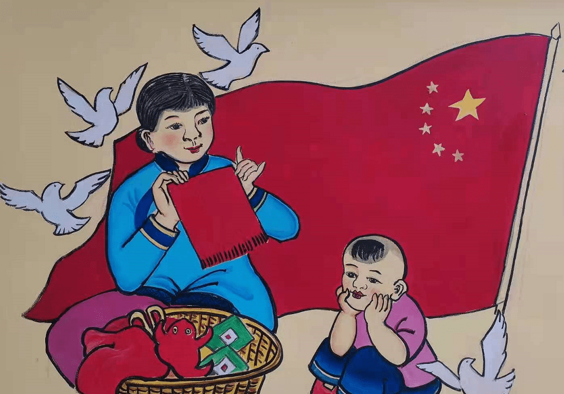 牟定:"文明一起画"主题墙画彩绘传递文明新风