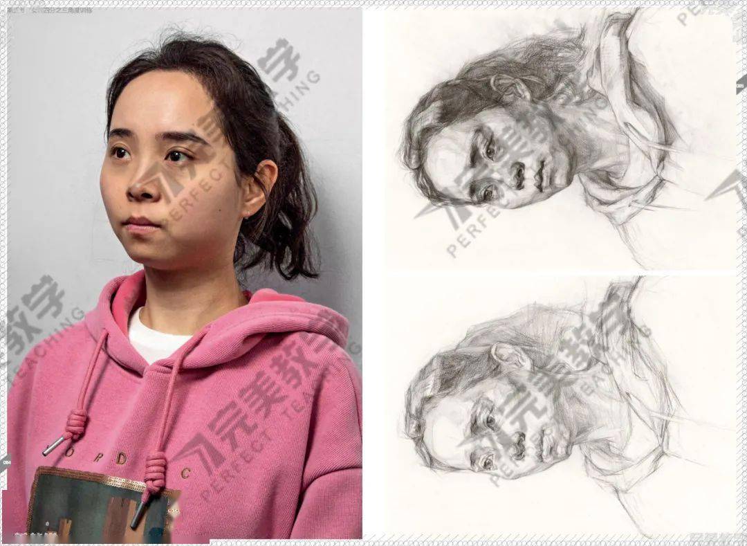 杨慎修一起画石膏像素描头像表现直接了当易出效果充分深入刻画教学