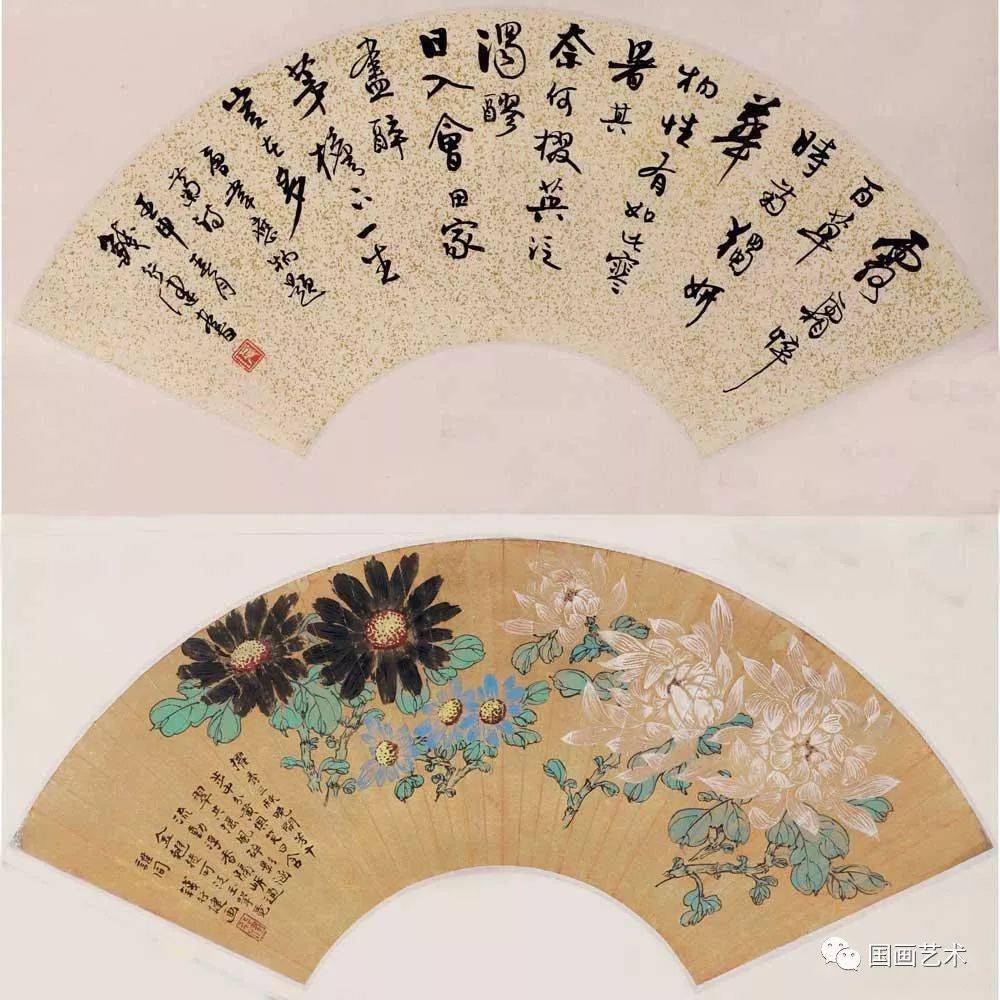 钱行健丨扇面花鸟欣赏