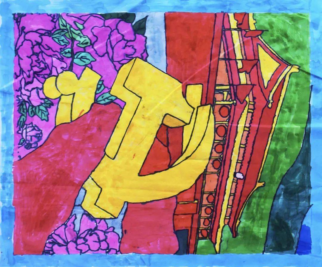 百童绘长卷以画传情