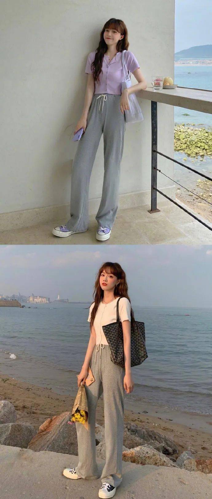 搭配参考适合韩系女生的夏日穿搭look67676767676767
