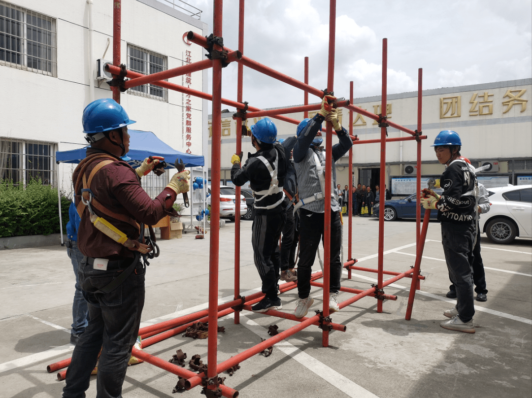 市建筑市场总站多措并举培育建筑施工特种作业人员实训基地