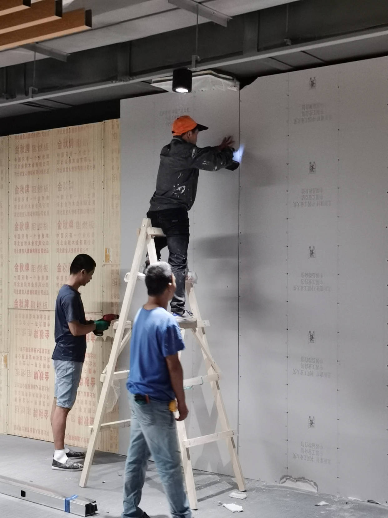 在阳光博物馆施工现场的影像