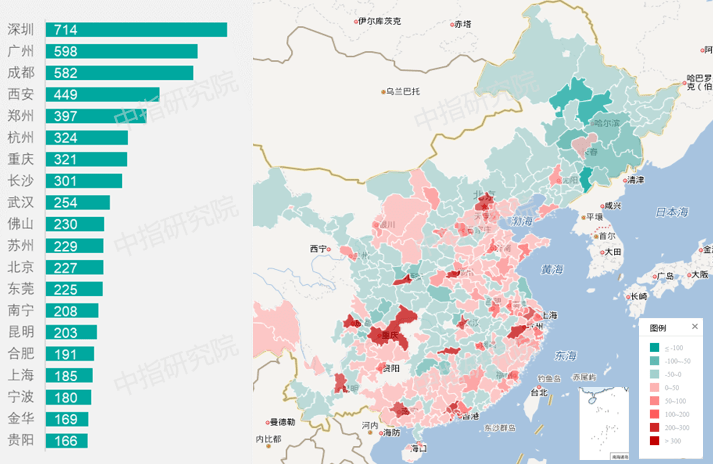 西安面积人口_今年的十大最佳商业城市榜公布了,上海不再是第一,成都进步最