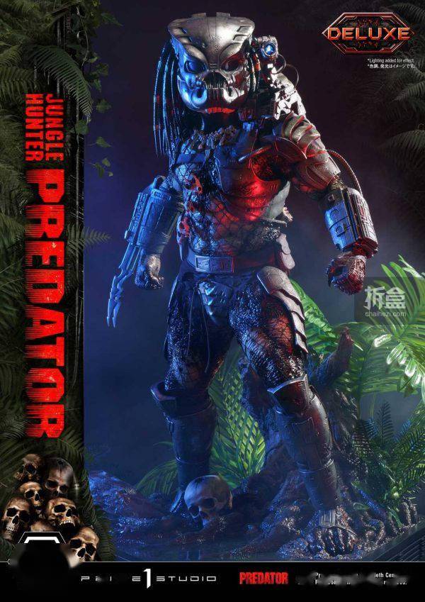 prime1studio1987版铁血战士丛林猎人铁血13雕像