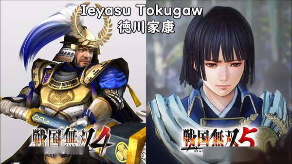 战国无双5 与前作武将样貌对比俊后生德川家康 信长 战国无双5 与前作武将样貌对比俊后生德川家康 信长