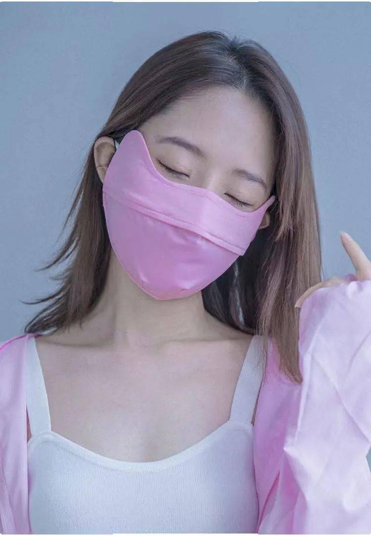 降温防晒口罩upf50夏天戴口罩也能清凉又透气