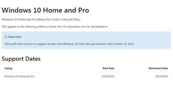 Pass|太突然！ Win10“退休”倒计时！涉及超13亿台