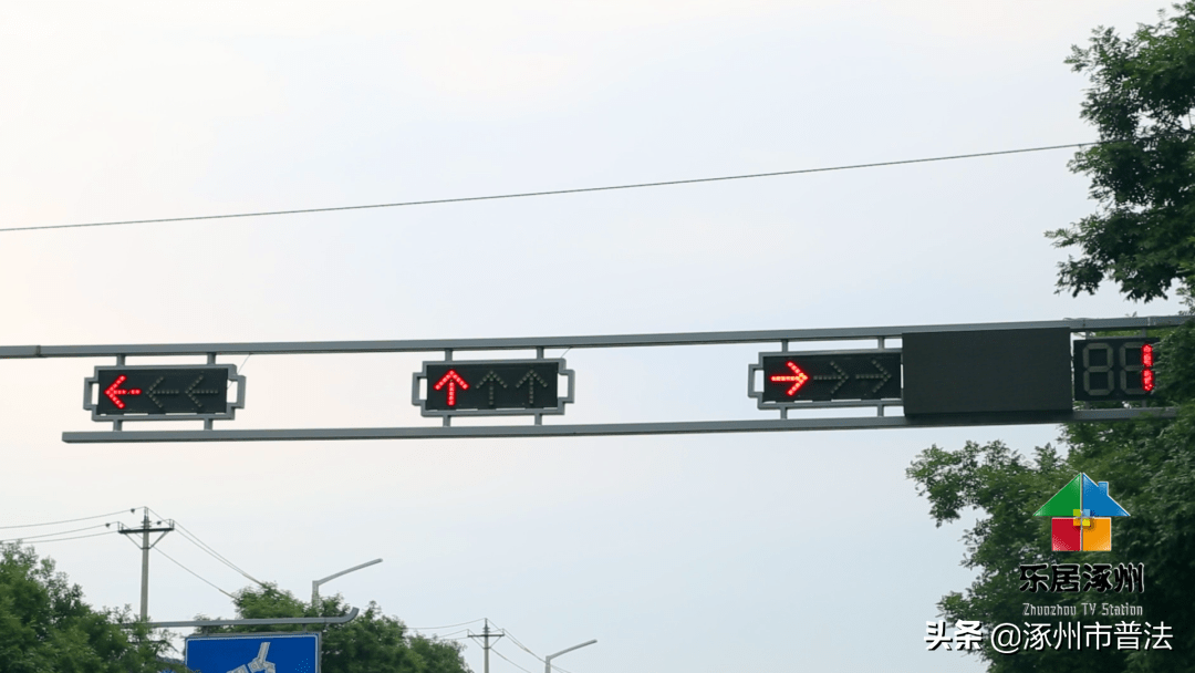 重要提醒涿州多个路口增加右转红灯千万别闯小心被扣6分