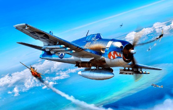 完虐日本零式战机的 美军f6f地狱猫不久,以tbf复仇者鱼雷轰炸机为首的