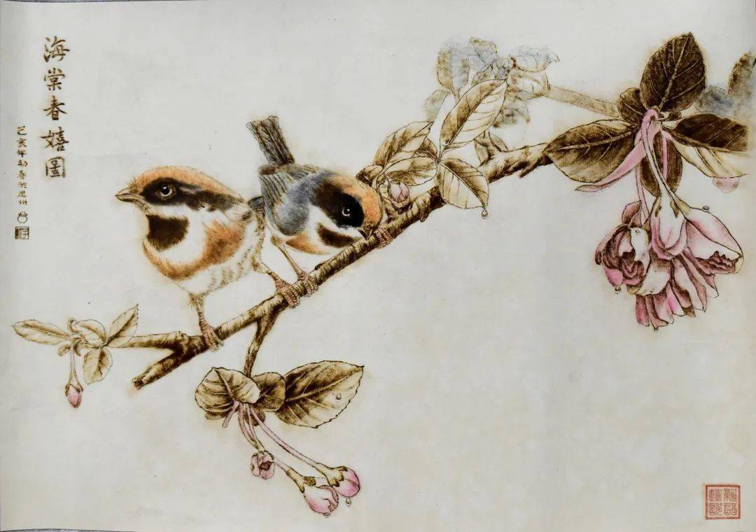 丝绢烙画|烙画的视觉盛宴!看着极度舒适