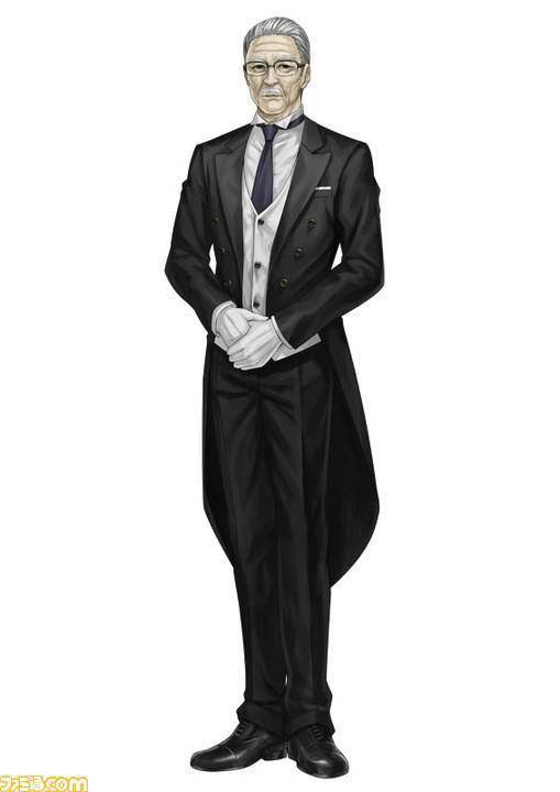 刹那篇登场人物.一位在日本最著名的房子之一蓝染担任执事的老绅士.