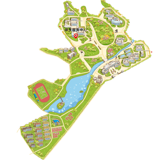 位置示意图地址:杭州市西湖区留和路318号浙江科技学院(小和山校区)