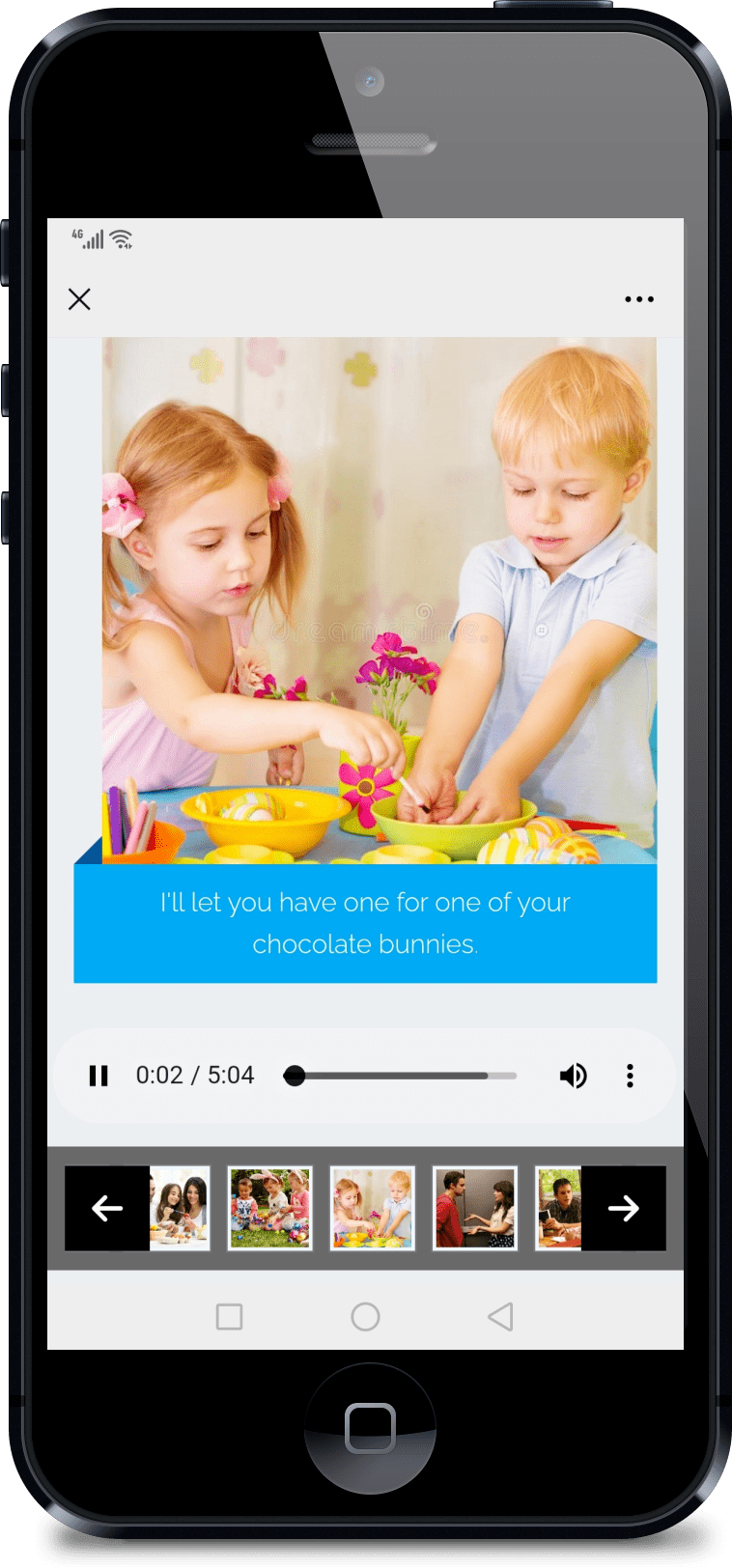 口语课 l I'll let you have one for one of your chocolate bunnies._英语