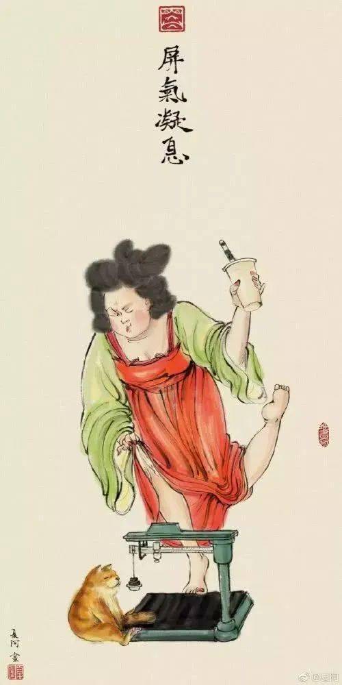 这样的画作,真是独树一帜!_夏阿