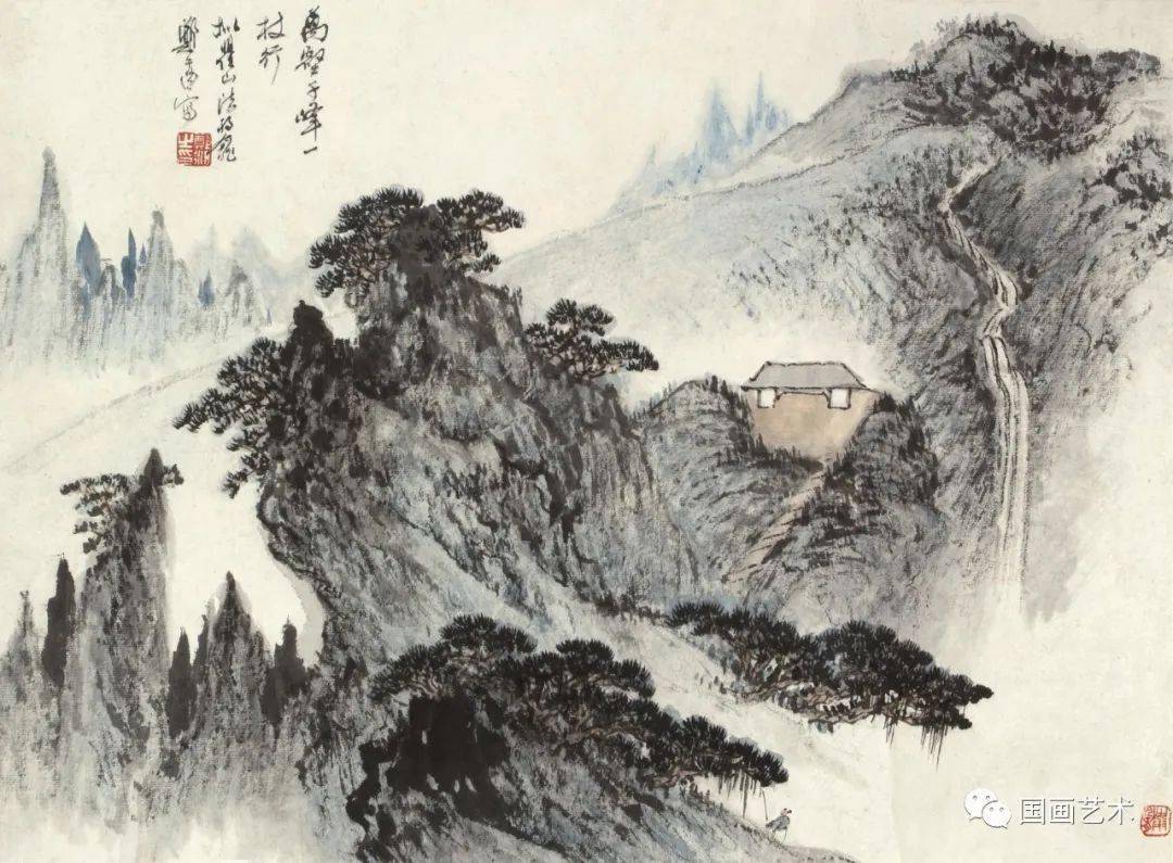 鄭午昌 山圖 郑午昌山水，浑厚苍茫_艺术