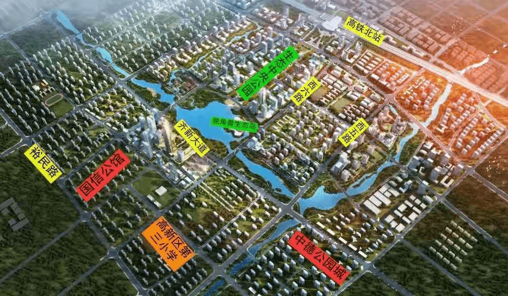 淄博科学城规划图图片