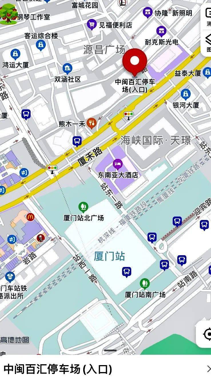 厦门站,厦门北站该如何停车呢?