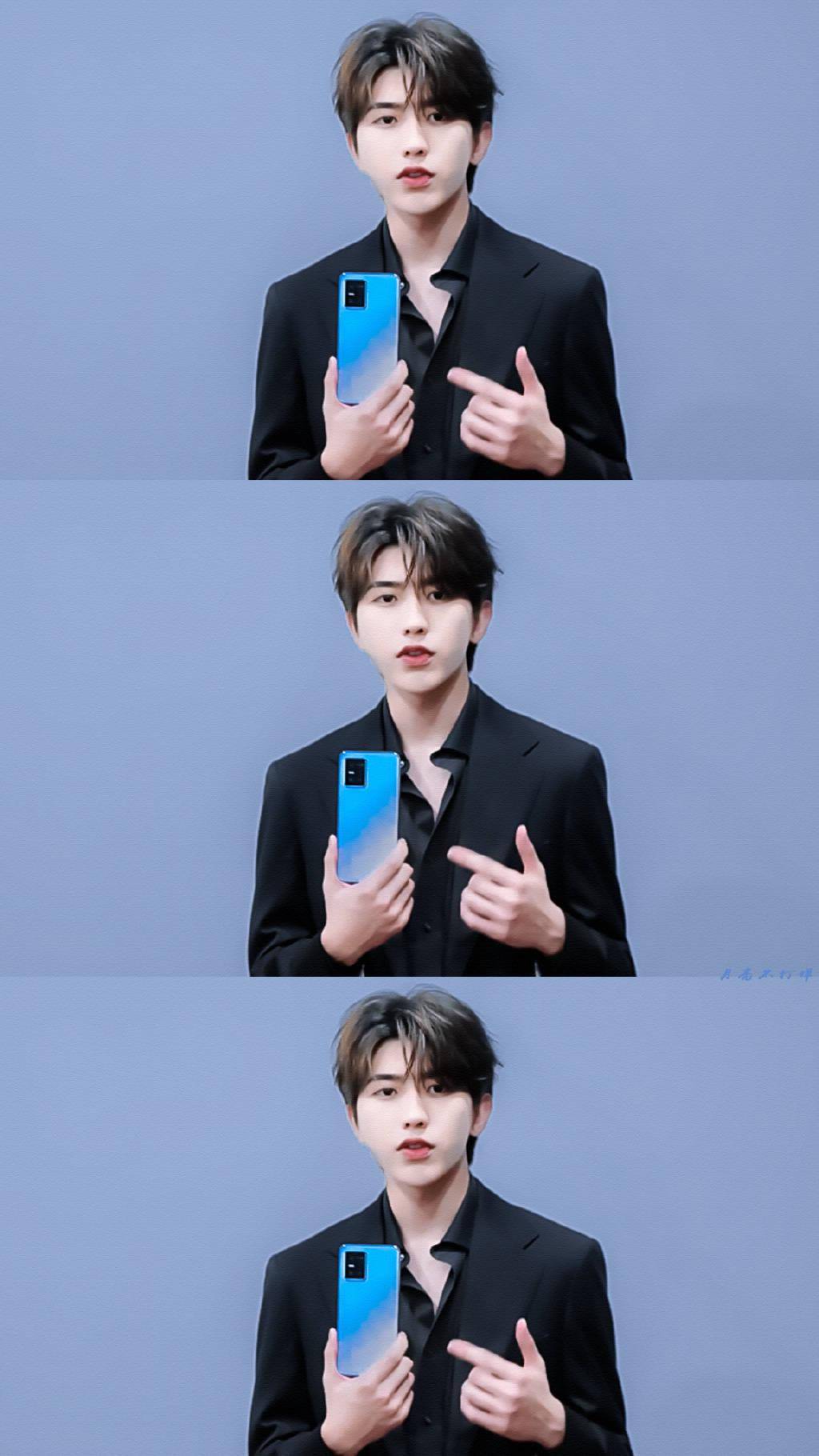 蔡徐坤 x vivo宣传片公开 黑西装look展现禁欲帅气一面