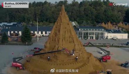 丹麦|高21.16米用4860吨沙子！世界最高沙堡在丹麦建成