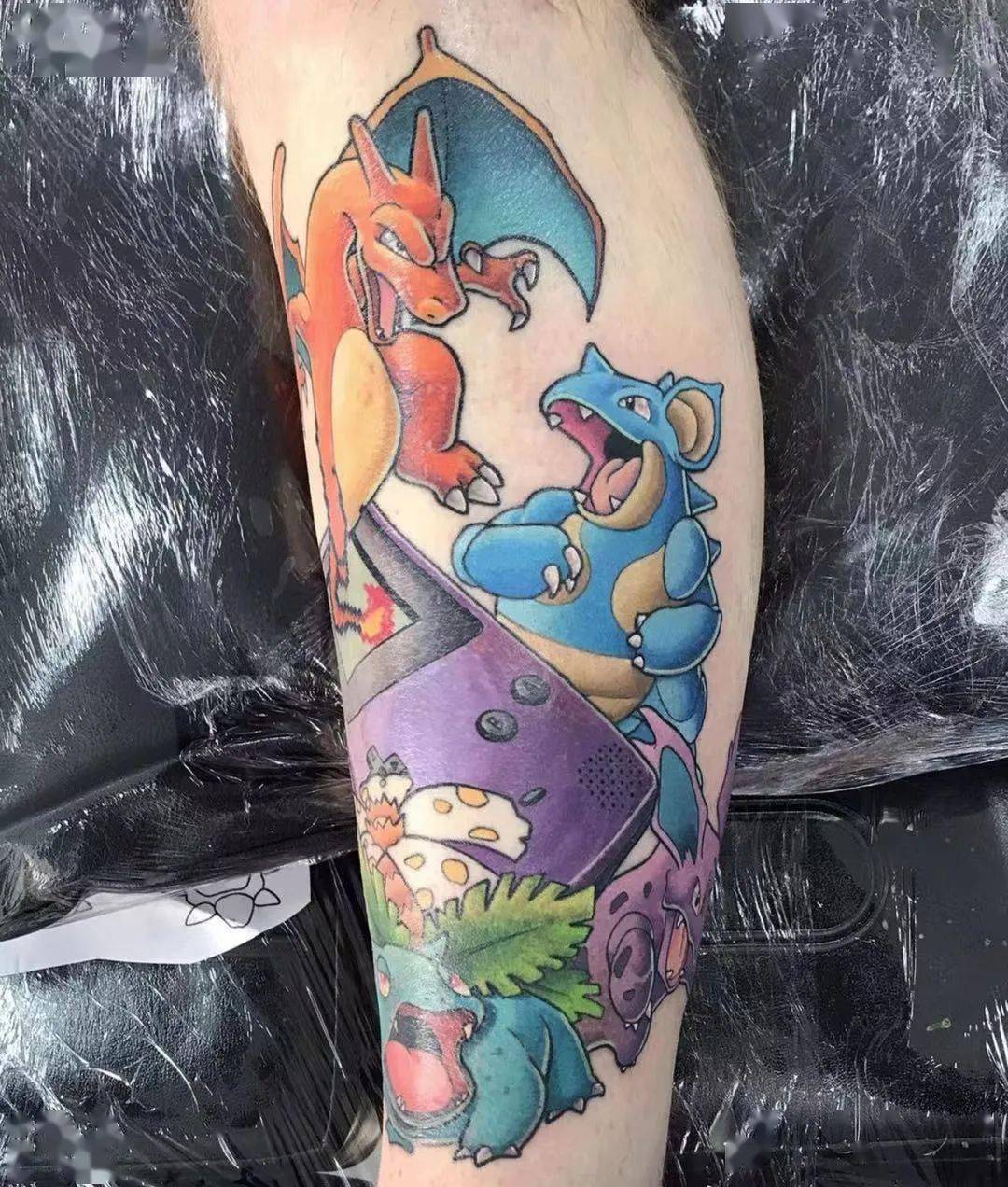 我们童年的欢乐时光游戏机纹身