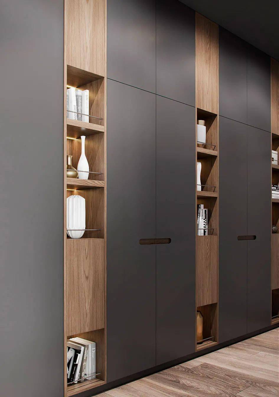 高级灰 胡桃木,不一样的视觉盛宴!_空间