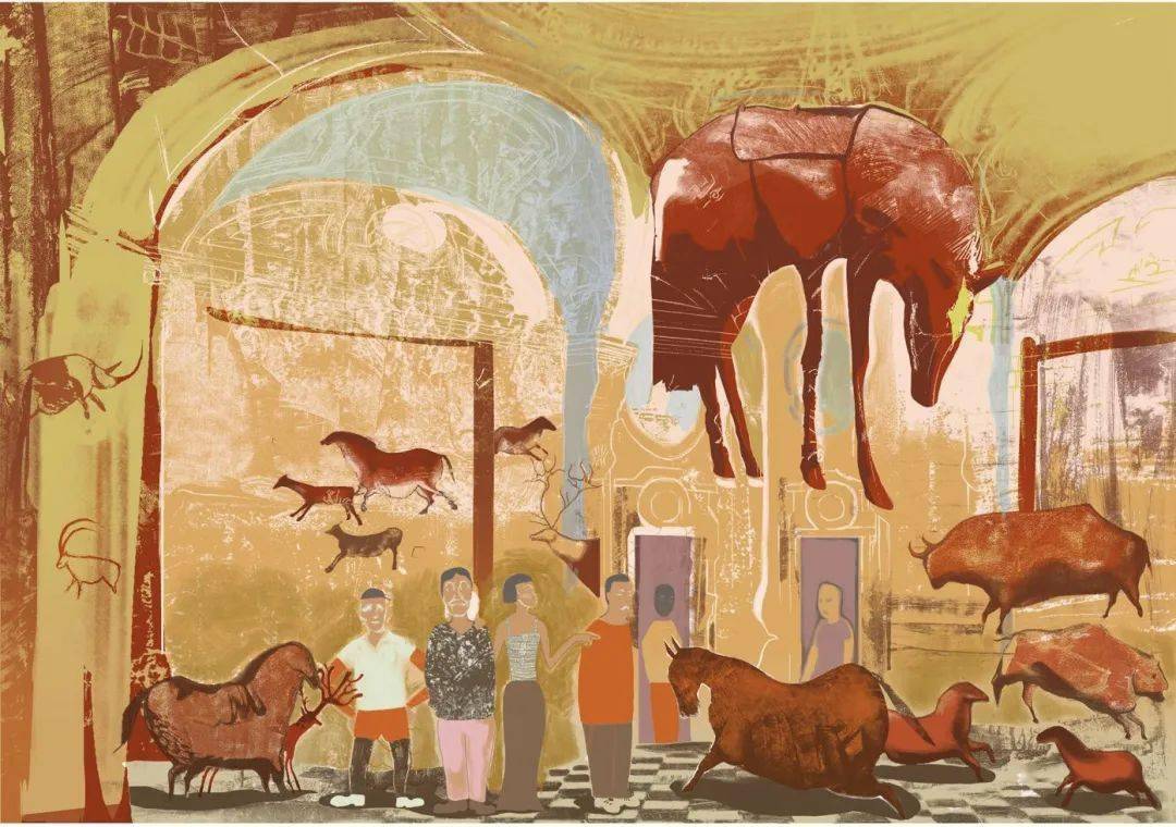 0》丝网版画152cmx106cm罗 靖《新资本论》木刻,拓印160cmx75cm朱 子