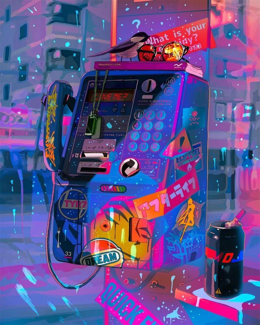 赛博朋克插画大赏