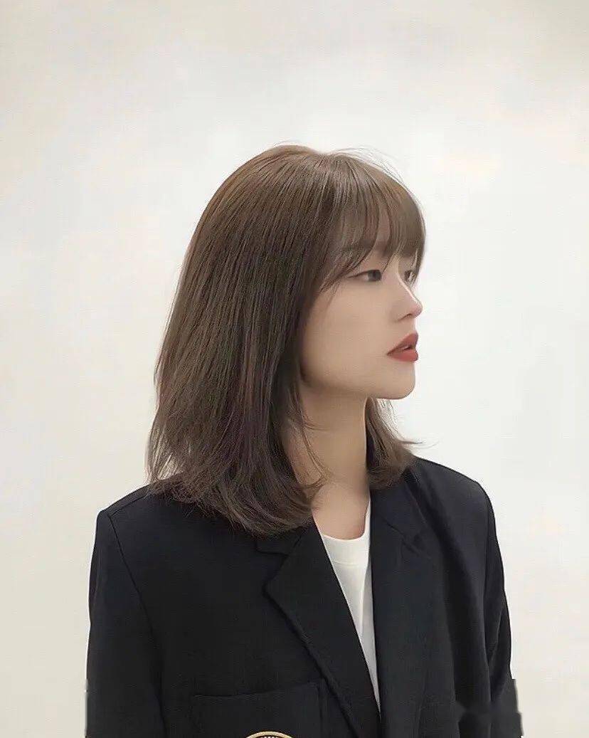 2021流行c型卷烫发中长发留超级美