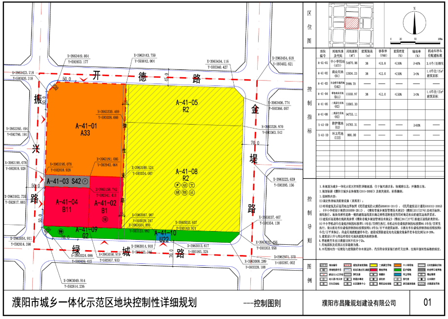 约217亩!濮阳这一片区规划公示!拟建设学校、停车场..._地块