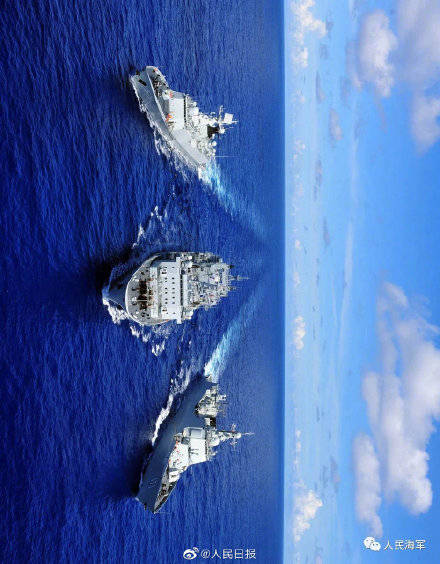 风采|绝美壁纸！人民海军和大海天际线同框照