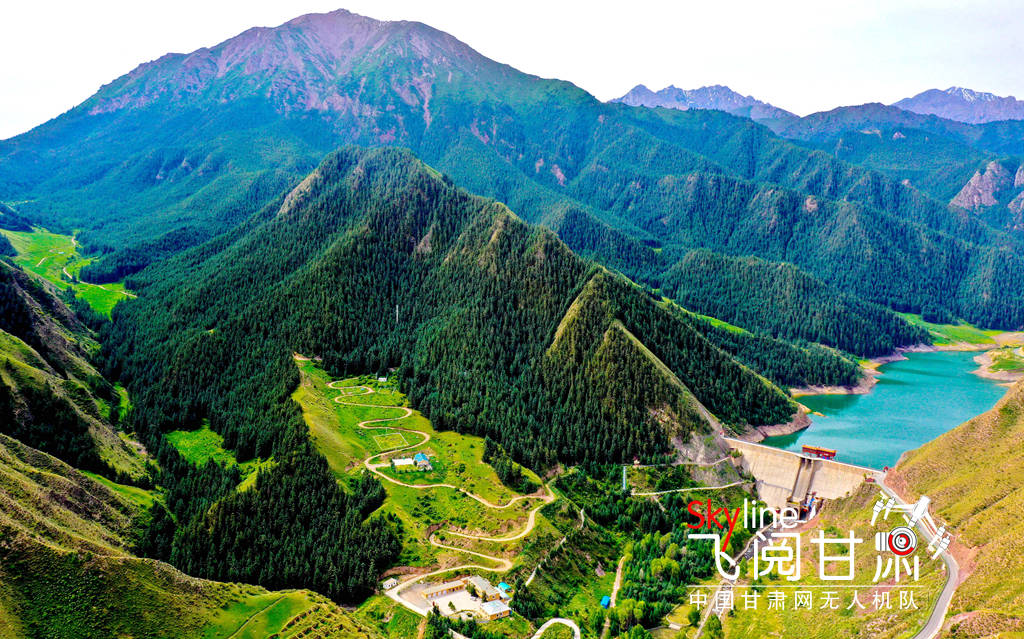 王将|【飞阅甘肃】夏日祁连山 青山碧水共云天