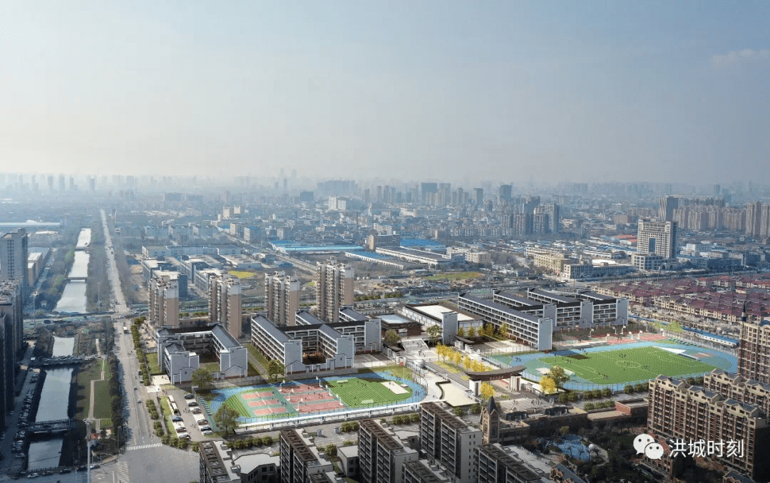 2022年投入使用南昌二中罗家校区主体封顶了