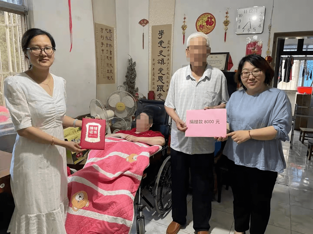 双桥街道|扬州好心人一对一资助,贫困生下学期学费有着落了