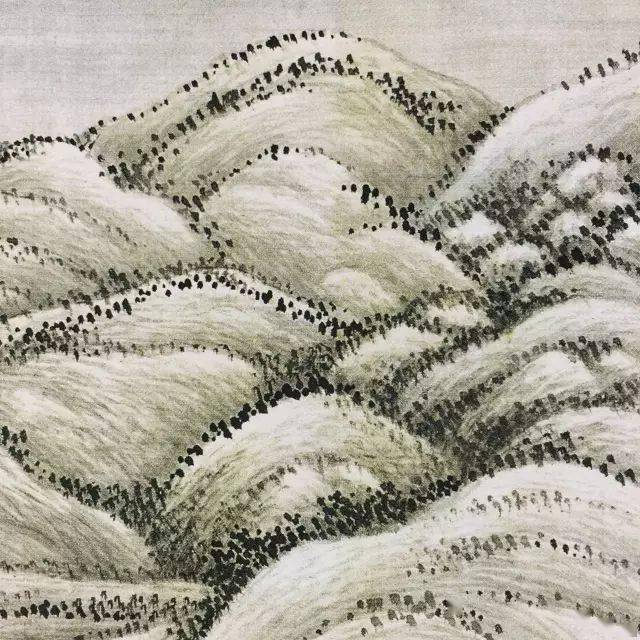 山水画中的点苔